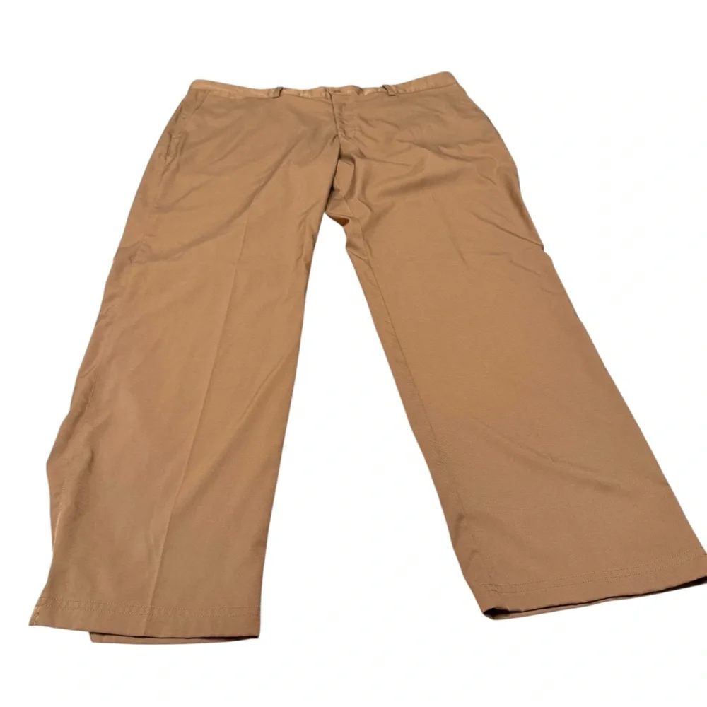 Nike Golf Dri-FIT Performance Khaki Stretch Pants Moisture Wicking Mens 40x33